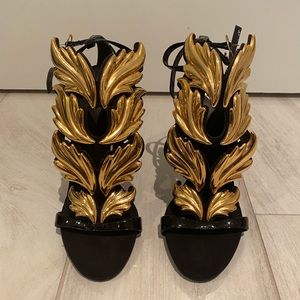 GIUSEPPE ZANOTTI Cruel Wings Metallic Sandals